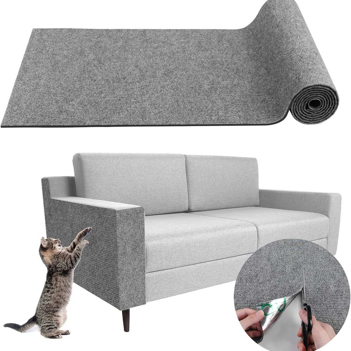 Self-Adhesive Cat Scratching Mat