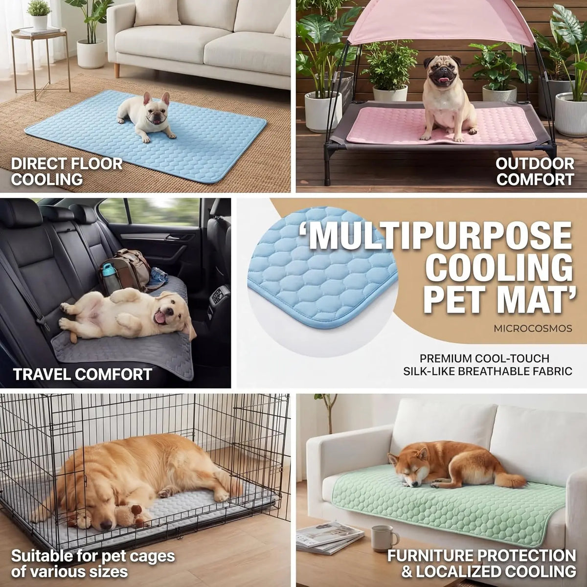 Cooling Mat for Dogs & Cats